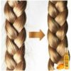 قبل و بعد از استفاده سرم مو کراتینه پنتن pantene