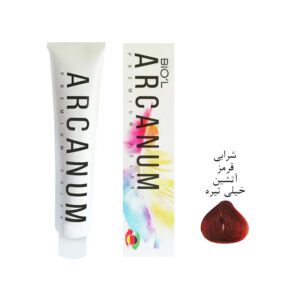 رنگ مو آرکانوم Arcanum شماره 4.66 شرابی قرمز آتشین خیلی تیره