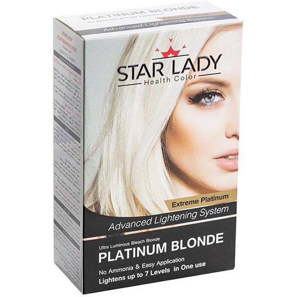 ویژگی های کرم پلاتینه مو استار لیدی مدل Platinum Blonde