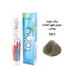 رنگ مو تونی بلوند دودی فوق العاده روشن 10.1