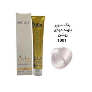 رنگ مو آرتین سوپر بلوند دودی روشن 1001