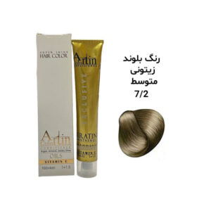 رنگ مو آرتین بلوند زیتونی متوسط 7.2