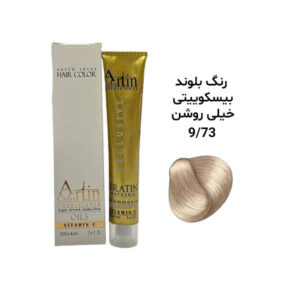 رنگ مو آرتین بلوند بیسکوییتی خیلی روشن 9.73