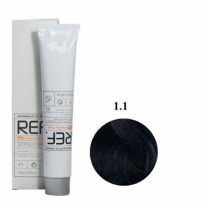 رنگ مو رف 1.1 مشکی پرکلاغی REF 100ml