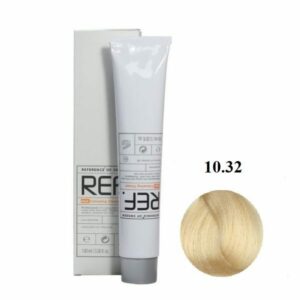 رنگ مو رف 10.32 بلوند بژ فوق‌العاده روشن REF 100ml
