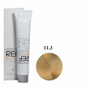 رنگ مو رف 11.13 بلوند طلایی خاکستری فوق‌العاده روشن REF 100ml