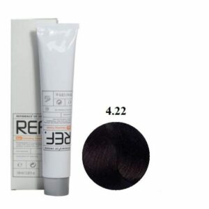 رنگ مو رف 4.22 قهوه‌ای بنفش تیره قوی REF 100ml