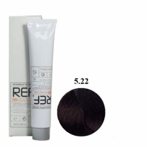 رنگ مو رف 5.22 قهوه‌ای بنفش روشن قوی REF 100ml