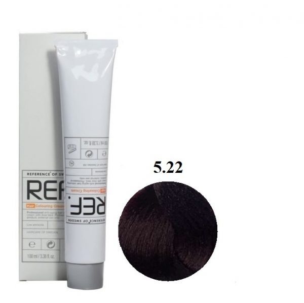 رنگ مو رف 5.22 قهوهای بنفش روشن قوی REF 100ml
