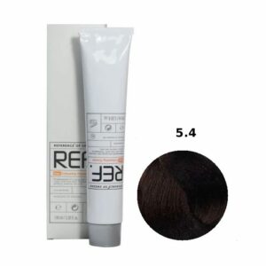 رنگ مو رف 5.4 قهوه‌ای مسی روشن REF 100ml