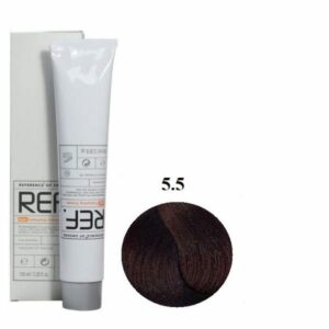 رنگ مو رف 5.5 قهوه‌ای روشن ماهگونی REF 100ml