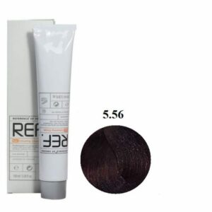 رنگ مو رف 5.56 قهوه‌ای روشن ماهگونی قرمز REF 100ml