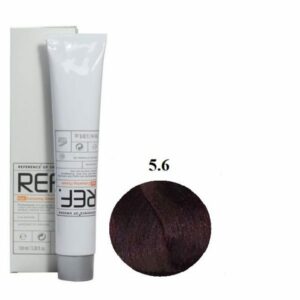 رنگ مو رف 5.6 قهوه‌ای روشن قرمز REF 100ml