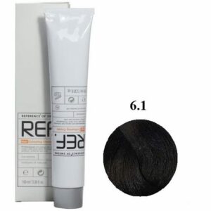 رنگ مو رف 6.1 بلوند خاکستری تیره REF 100ml