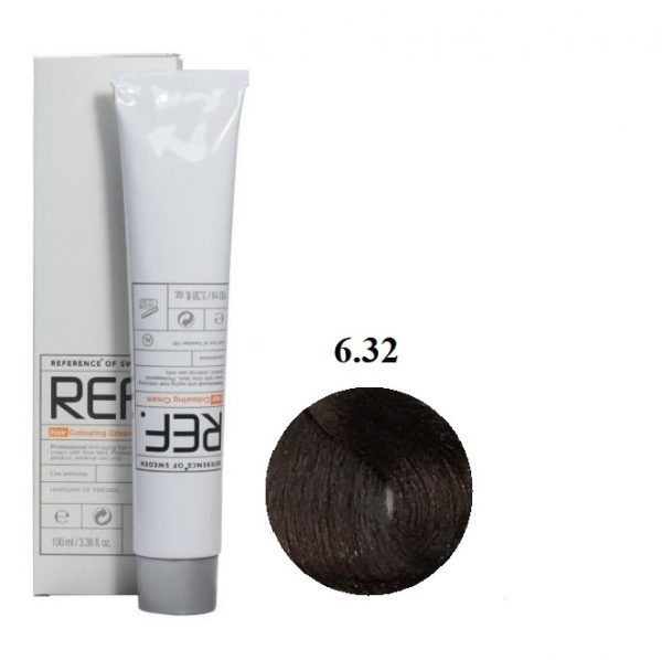 رنگ مو رف 6.32 بلوند بژ تیره REF 100ml