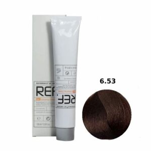 رنگ مو رف 6.53 بلوند طلایی تیره ماهگونی REF 100ml
