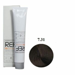 رنگ مو رف 7.31 بلوند طلایی خاکستری صحرایی REF 100ml
