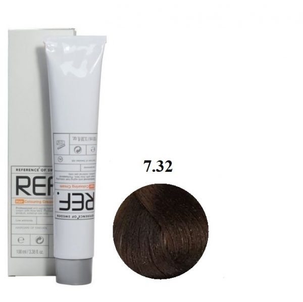 رنگ مو رف 7.32 بلوند بژ REF 100ml