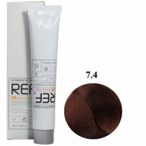 رنگ مو رف 7.4 بلوند مسی REF 100ml
