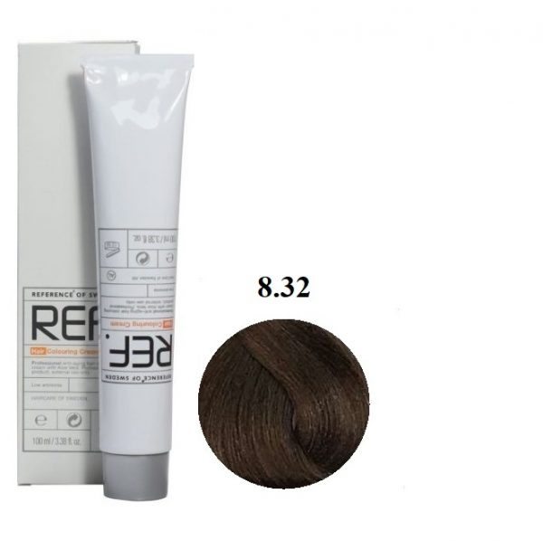 رنگ مو رف 8.32 بلوند بژ روشن REF 100ml