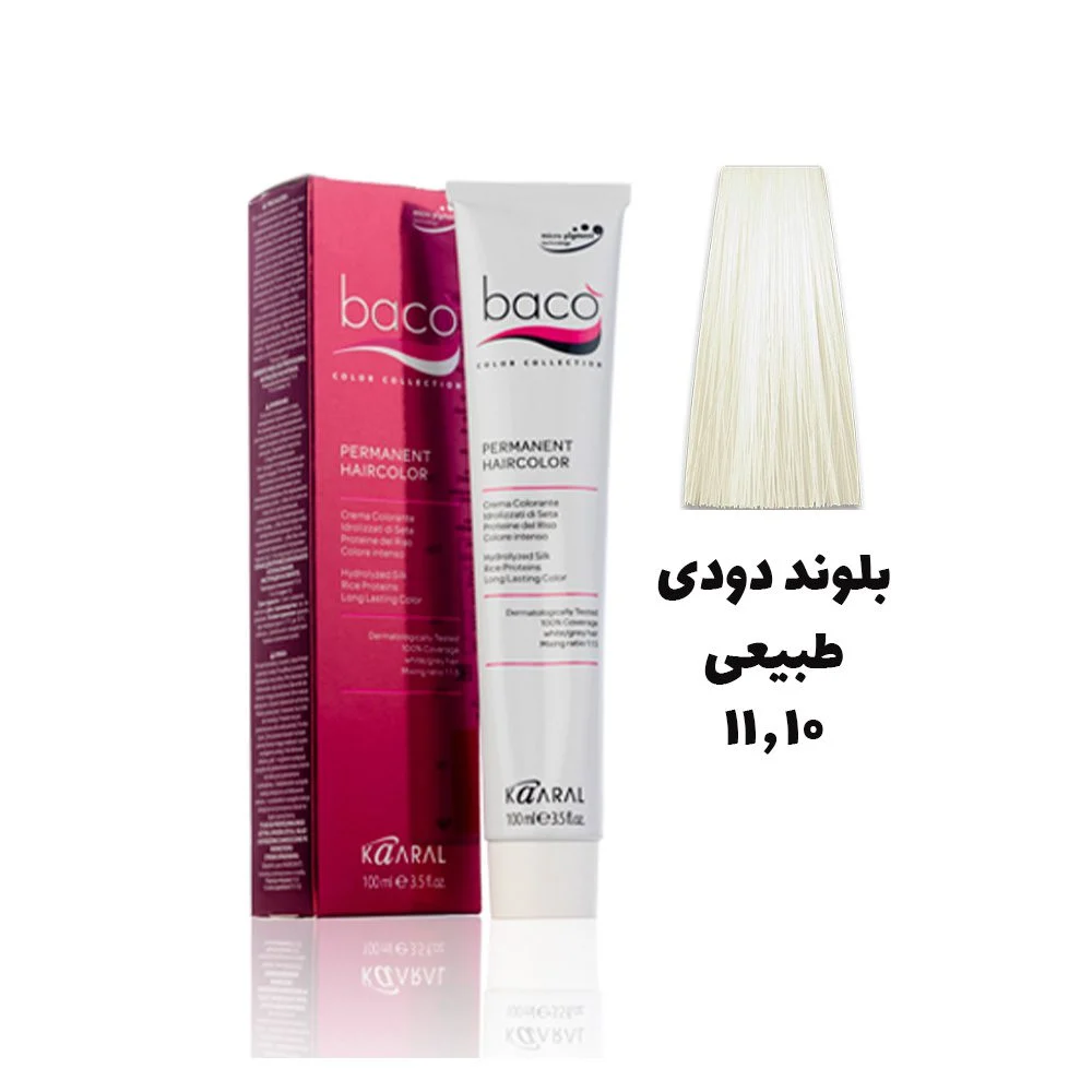 رنگ مو باکو بلوند دودی طبیعی 11.10 - Baco hair color
