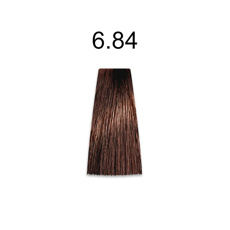 رنگ مو باکو بلوند خرمایی مسی تیره 6.84 - Baco hair color