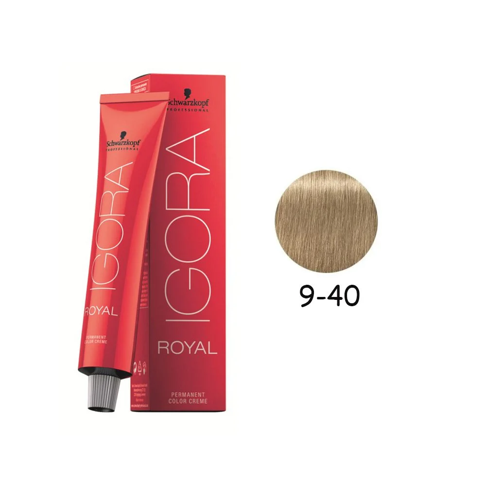 رنگ مو بلوند خیلی روشن طبیعی بژ ایگورا شماره 40-9 Igora