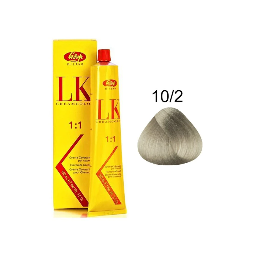 رنگ مو لیزاپ بلوند خاکستری بسیار روشن - Lisap Hair Color 10/2