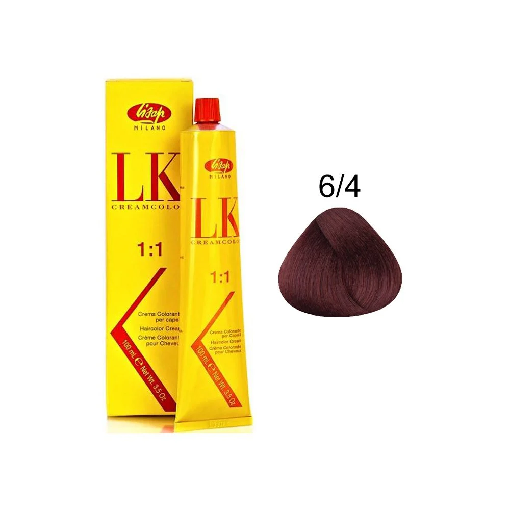 رنگ مو لیزاپ قرمز بلوند تیره - Lisap Hair Color 6/4