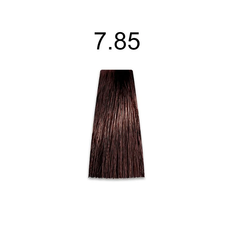 رنگ مو باکو بلوند خرمایی ماهاگونی متوسط 7.85 - Baco hair color