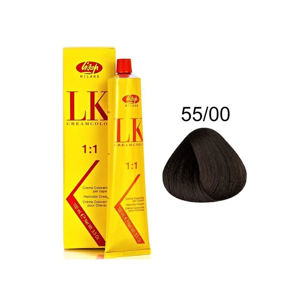 رنگ مو لیزاپ قهوه ای روشن قوی - Lisap Hair Color 55/00