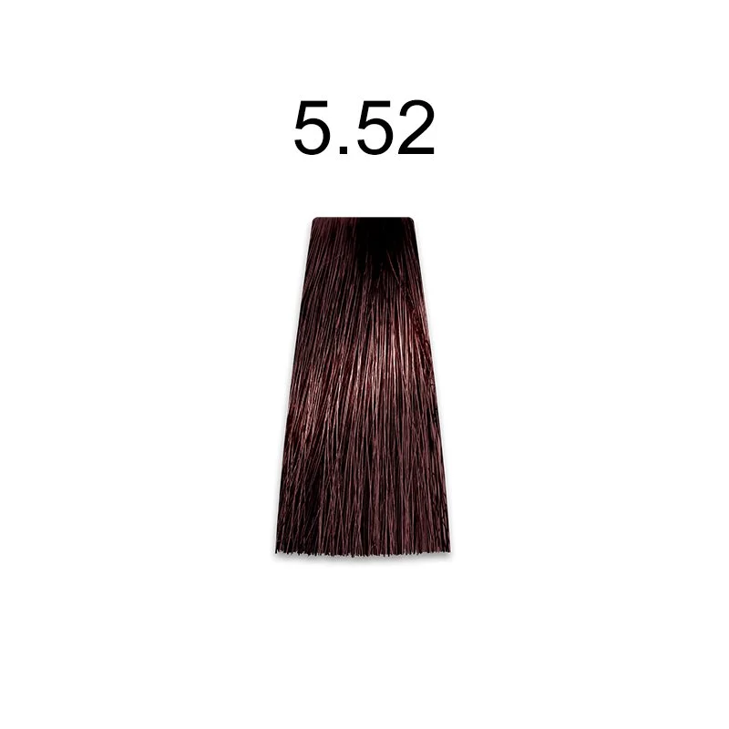 رنگ مو باکو قهوه ای ماهاگونی بنفش روشن 5.52 - Baco hair color