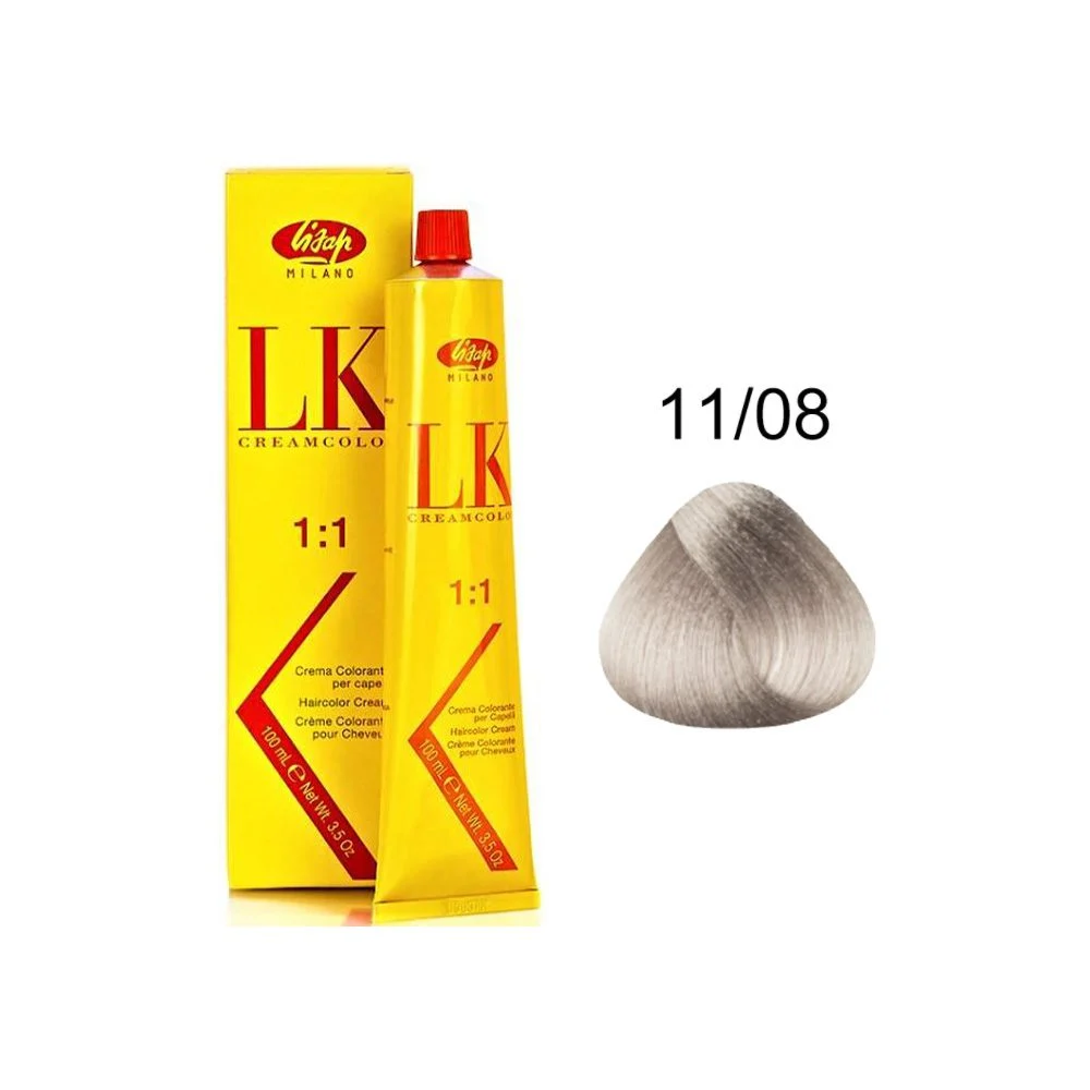 رنگ مو لیزاپ مرواریدی طبیعی روشن - Lisap Hair Color 11/08