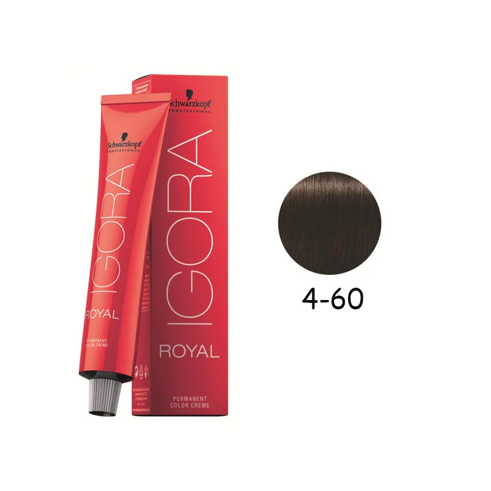 رنگ مو قهوه ای شکلاتی طبیعی ایگورا شماره 60-4 Igora