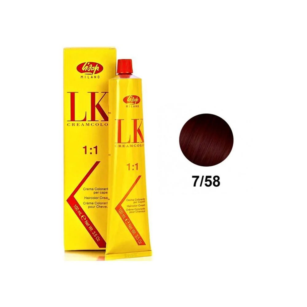 رنگ مو لیزاپ بلوند قرمز تیره - Lisap Hair Color 7/58