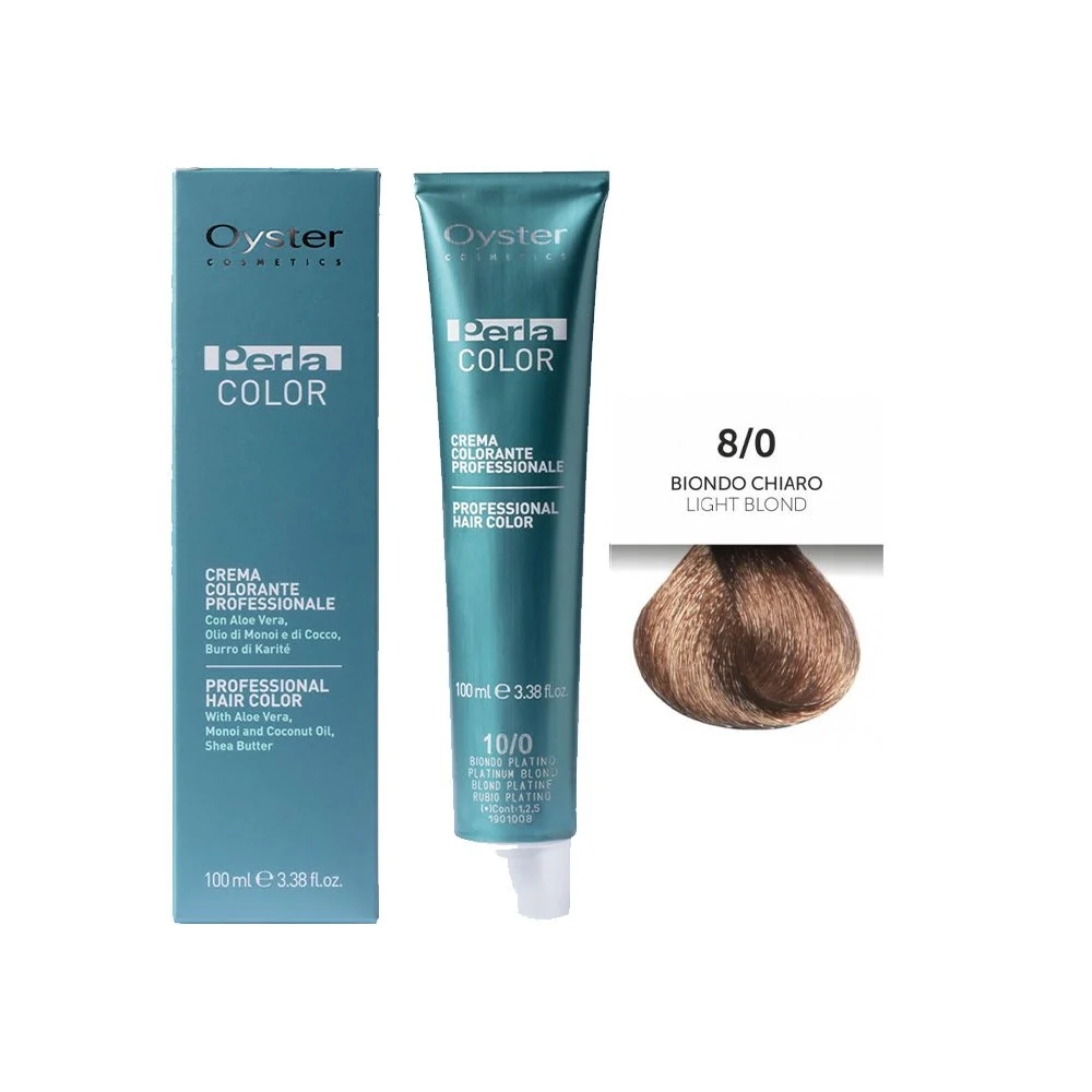 رنگ مو بلوند روشن اویستر شماره 8/0 - Oyster