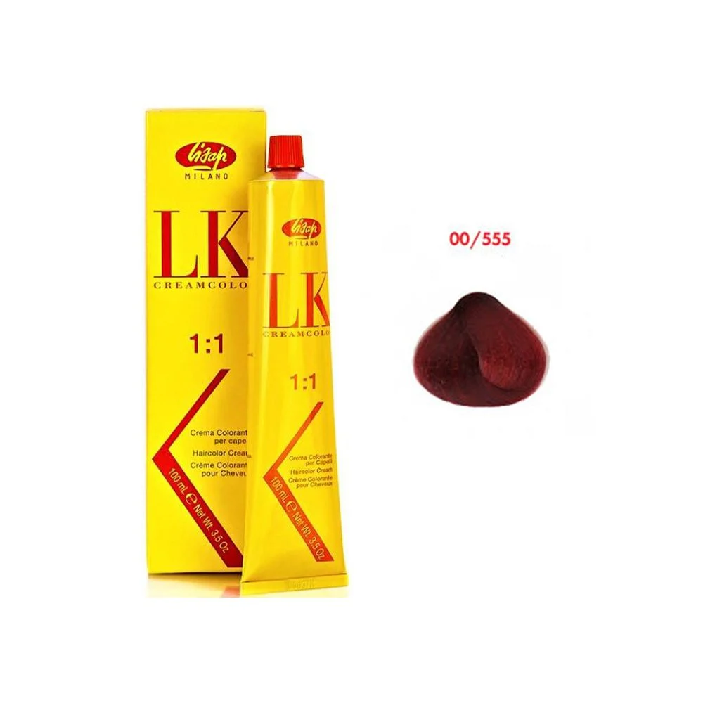 رنگ مو لیزاپ قرمز - Lisap Hair Color 00/555
