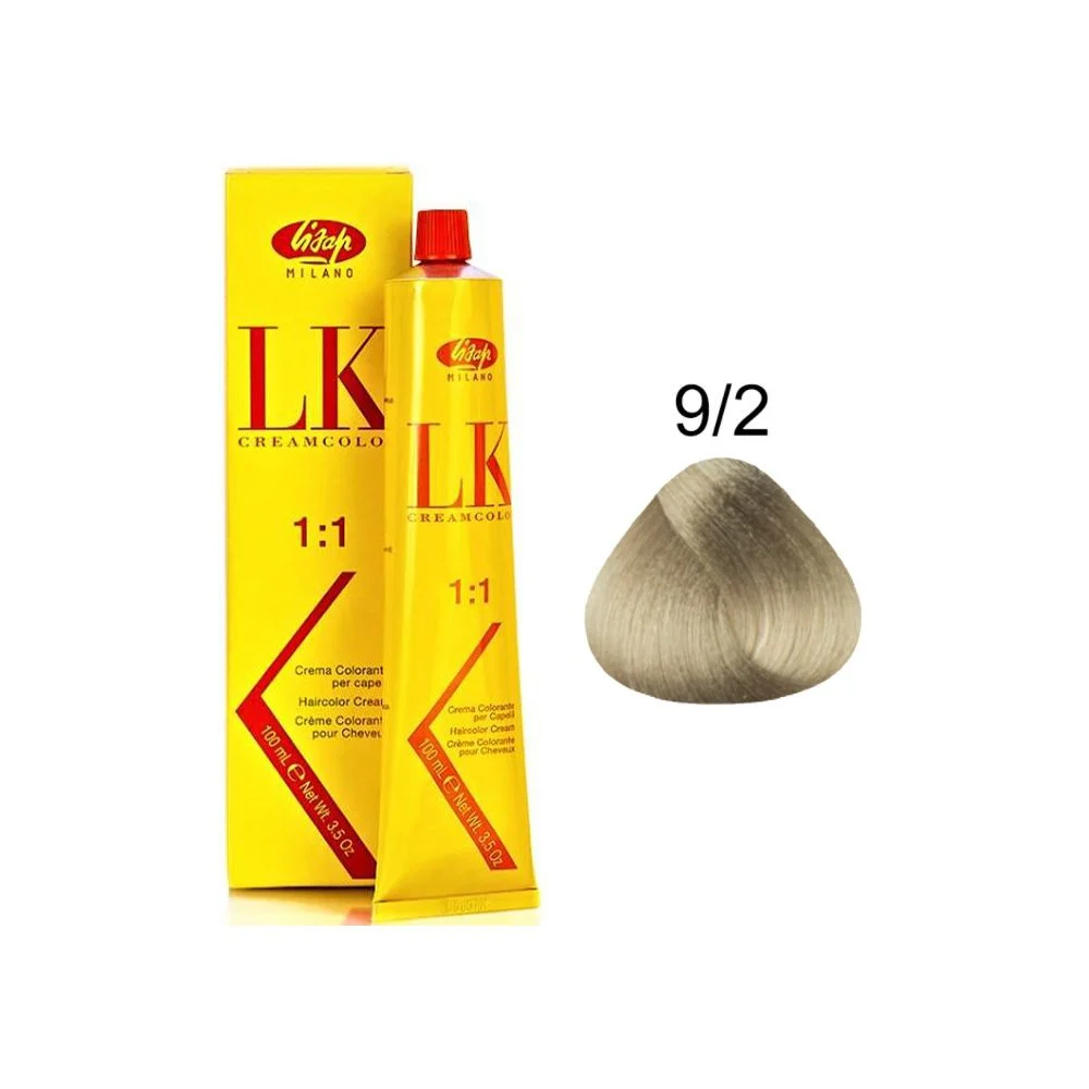 رنگ مو لیزاپ خاکستری بور بسیار روشن - Lisap Hair Color 9/2