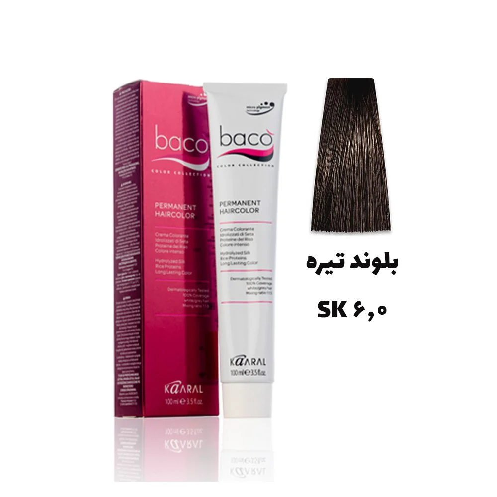 رنگ مو باکو بلوند تیره 6.0SK - Baco hair color