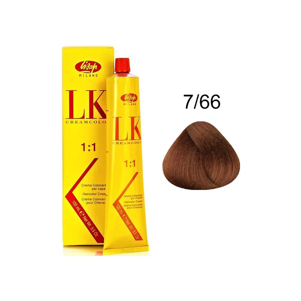 رنگ مو لیزاپ بلوند مسی قوی - Lisap Hair Color 7/66