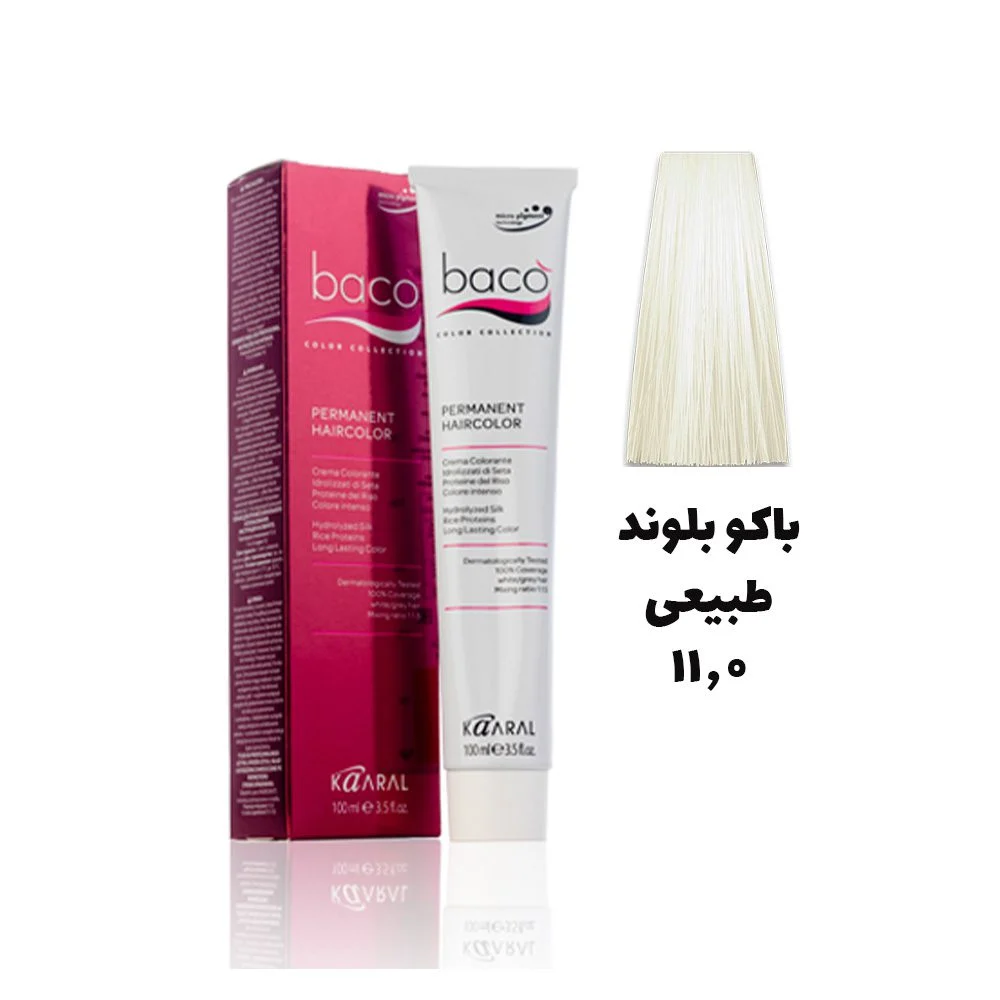 رنگ مو باکو بلوند طبیعی 11.0 - Baco hair color