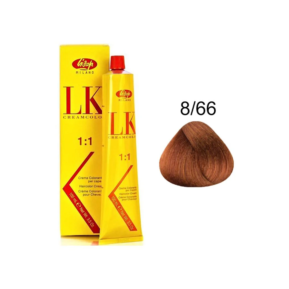 رنگ مو لیزاپ بلوند مسی قوی - Lisap Hair Color 8/66