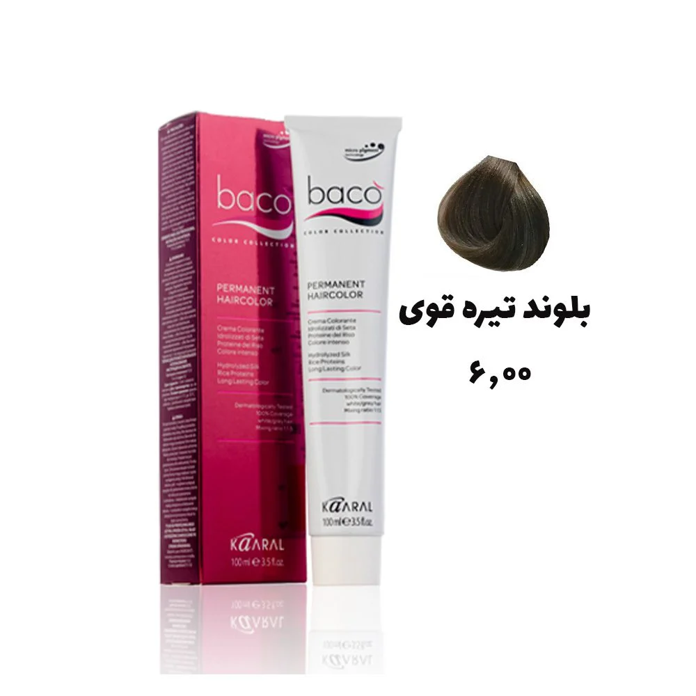 رنگ مو باکو بلوند تیره قوی 6.00 - Baco biondo scuro intenso