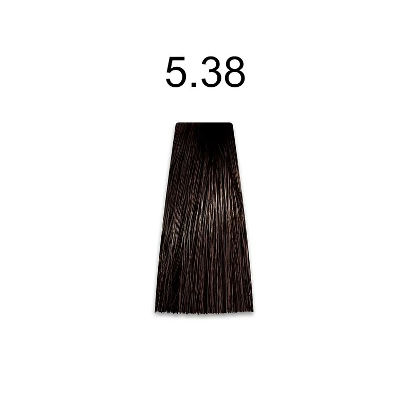 رنگ مو باکو قهوه ای طلایی روشن 5.38 - Baco hair color