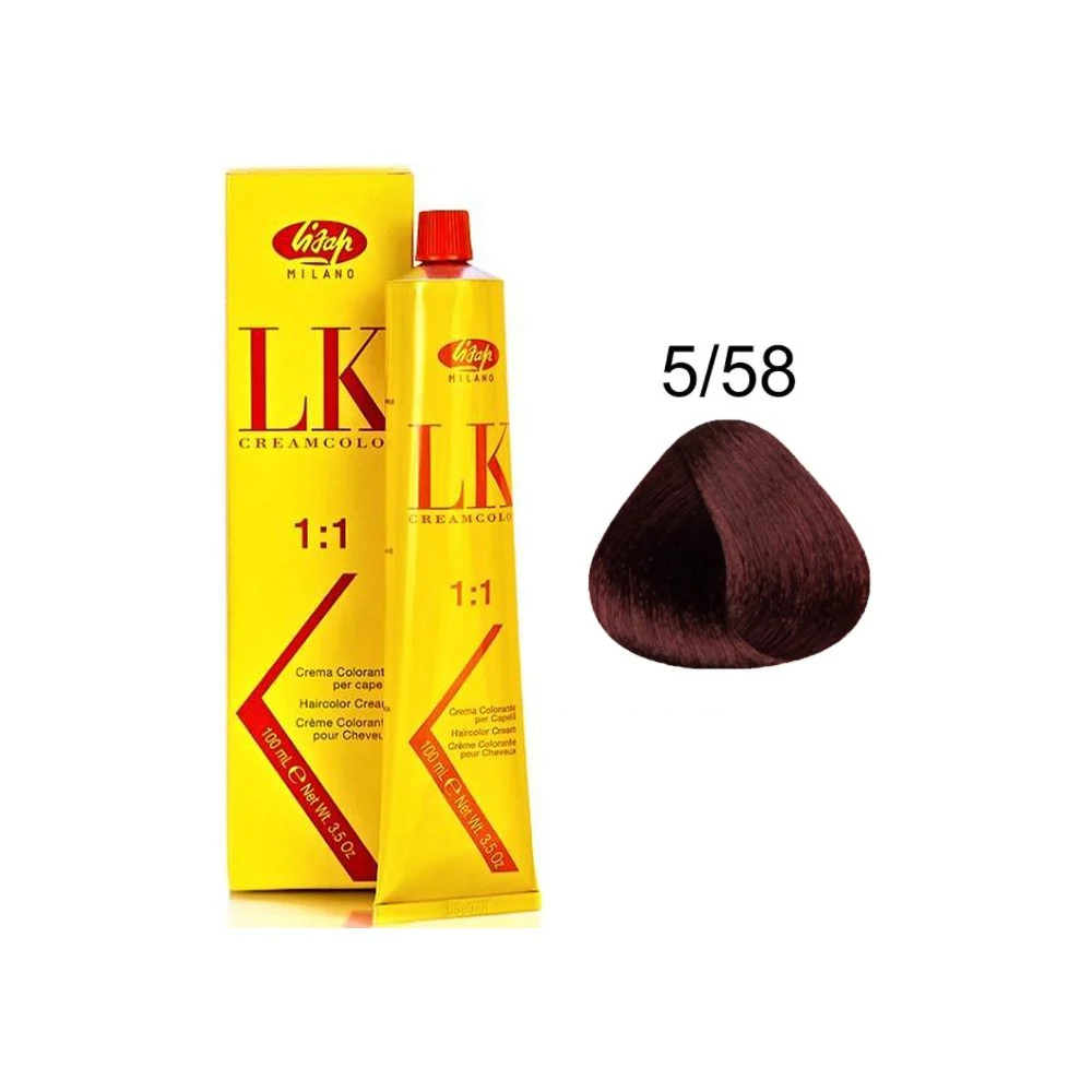 رنگ مو لیزاپ قهوه ای قرمز روشن - Lisap Hair Color 5/58