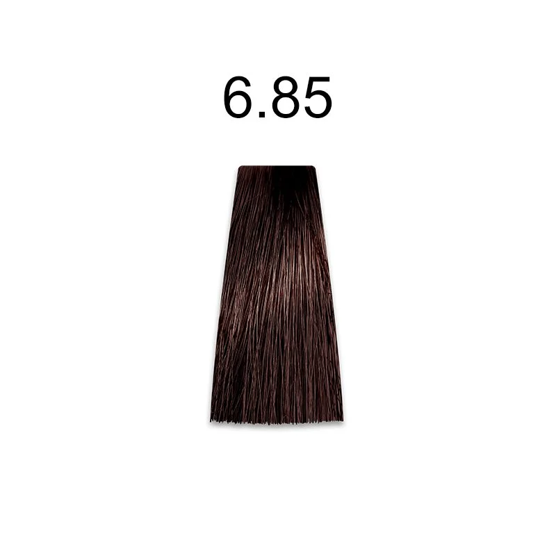 رنگ مو باکو بلوند خرمایی ماهاگونی تیره 6.85 - Baco hair color